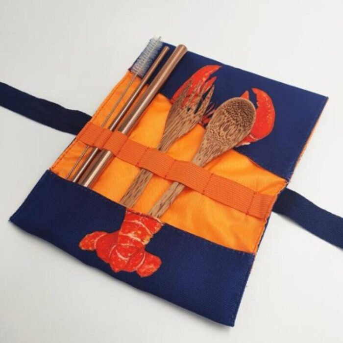 cutlery set with pouch lobster 240717024505