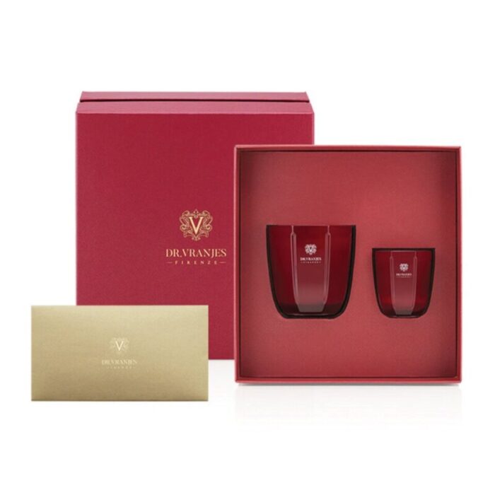 drvranjes rosso nobile 200g 80g candle red gift set 240513114737