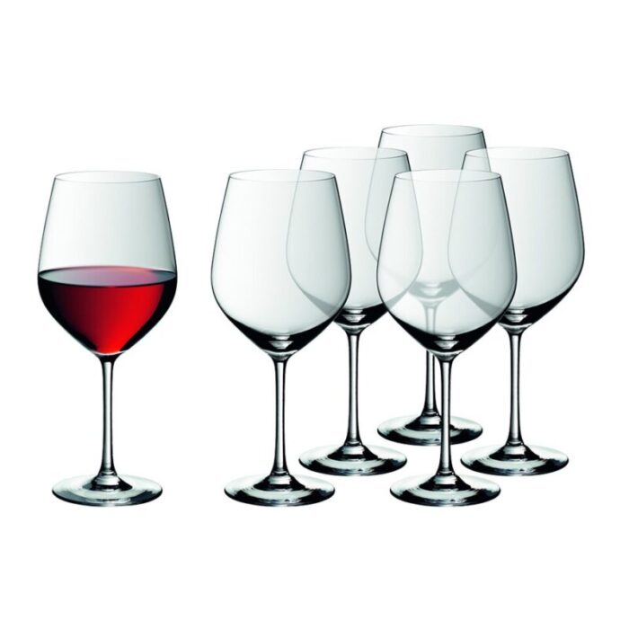 easy plus burgundy glass 6 pieces 0910299990 240925100812