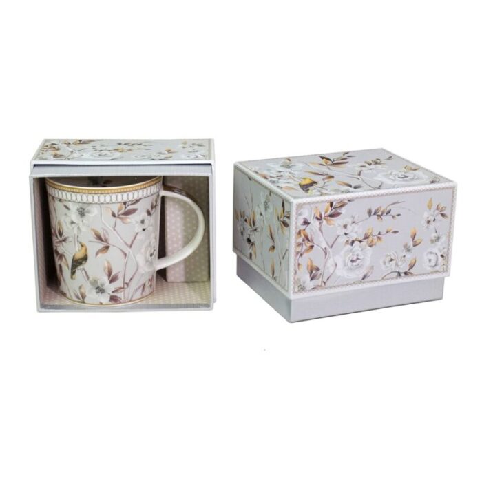 flowers bird design mugs in a gift box d451 241003052718