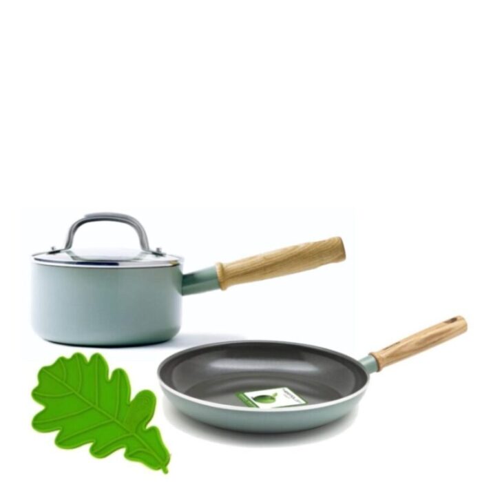 greenpan mayflower 18cm saucepan 20cm frypan set gpmf679547 231101085655