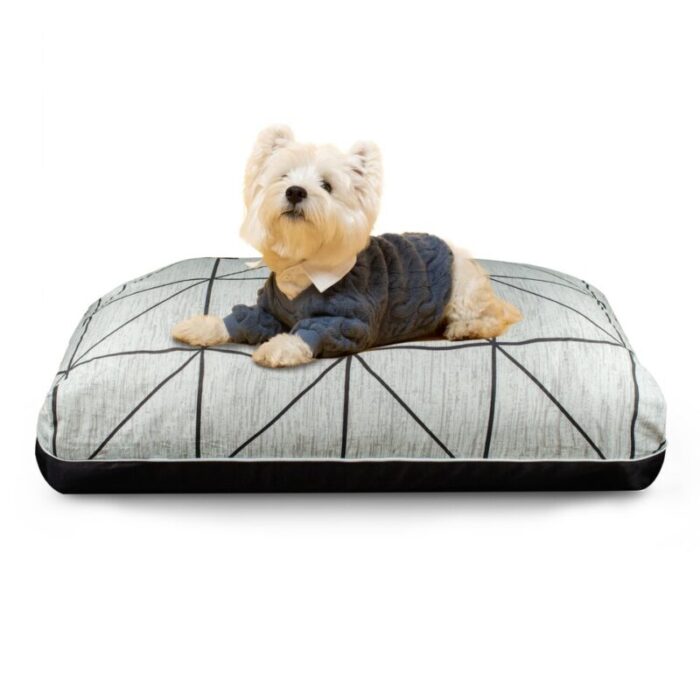 helix cooling dog bed medium sized in blue and gray 240228050025