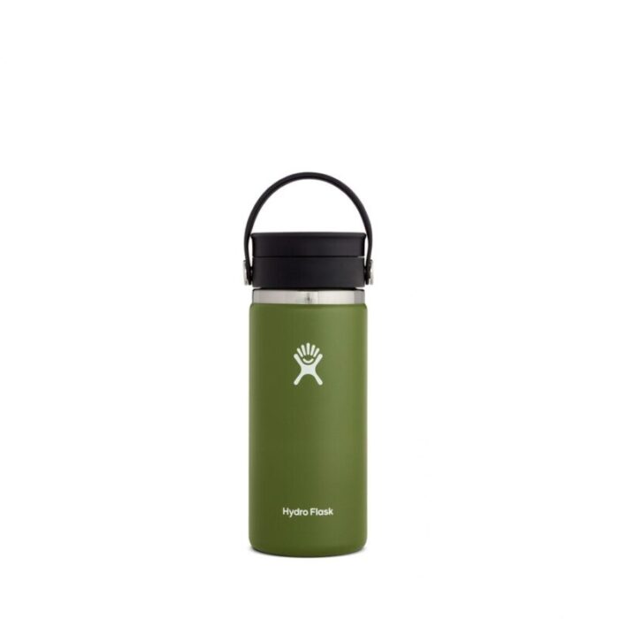 hydro flask wide mouth flex sip lid 16oz olive 241015105750