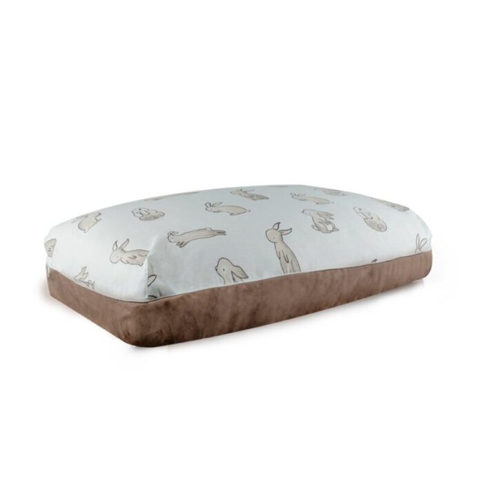 japandi rabbit dog bed cover white and beige 231017054306 2