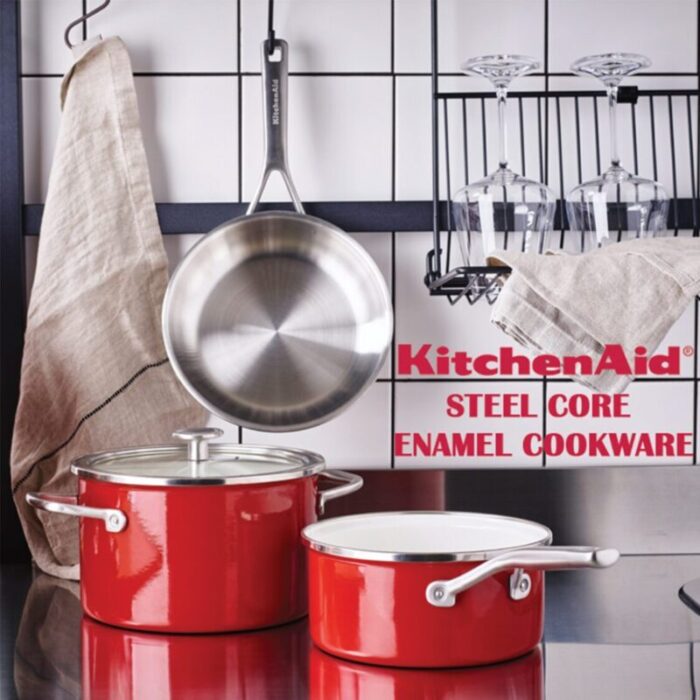 kitchenaid enamel casserole 24cm6l black gpka668565 240610045022 12