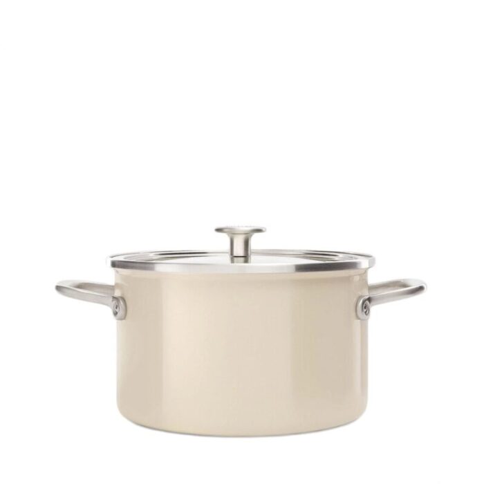 kitchenaid enamel casserole 24cm6l cream gpka668589 240610045023