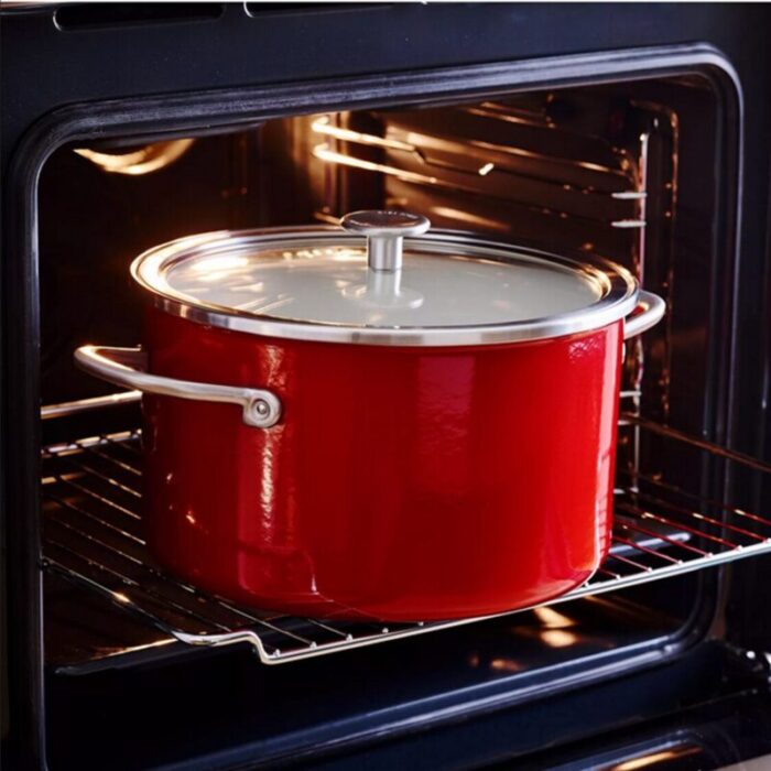 kitchenaid enamel casserole 24cm6l red gpka668602 240610045019 11