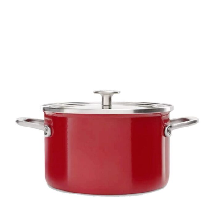 kitchenaid enamel casserole 24cm6l red gpka668602 240610045019 15