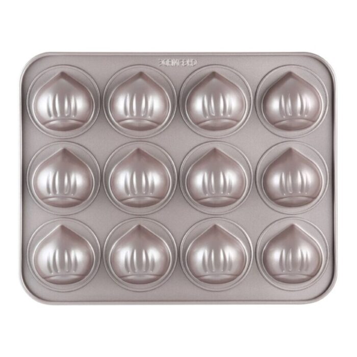 non stick 12cup chestnut cake mould l325cm 240924125153