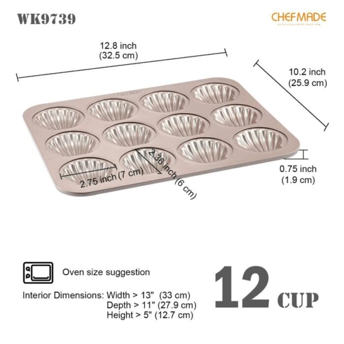 non stick 12cup shell madeleine cake pan l325cm 240924125223 1