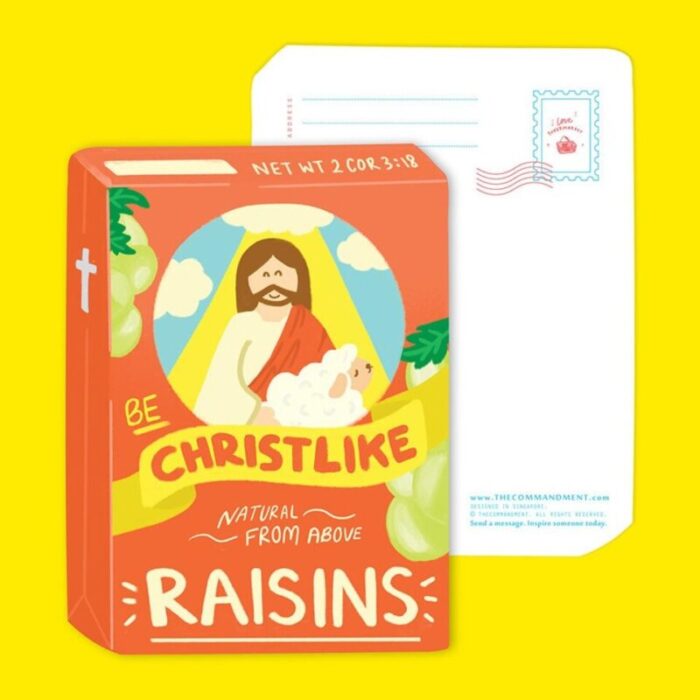 postcard raisins christlike 241007115553