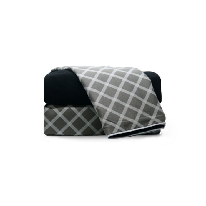 rain dog bed cover grey and black 231017054305