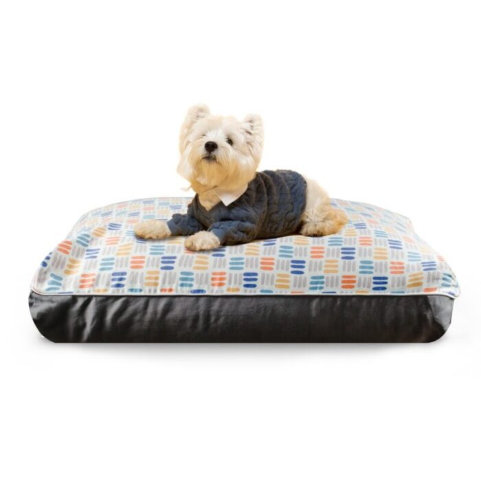 rainbow cooling dog bed medium sized in colorful 231017054310