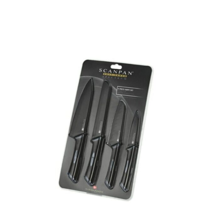 scanpan spectrum 4pc knife set blackgrey 240924120242