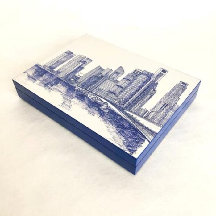 stationery box navy blue river view 240708112850