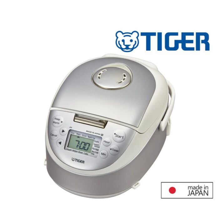 tiger 3 cups induction heart rice cooker 054l satin white jpf a55s w 240506100857