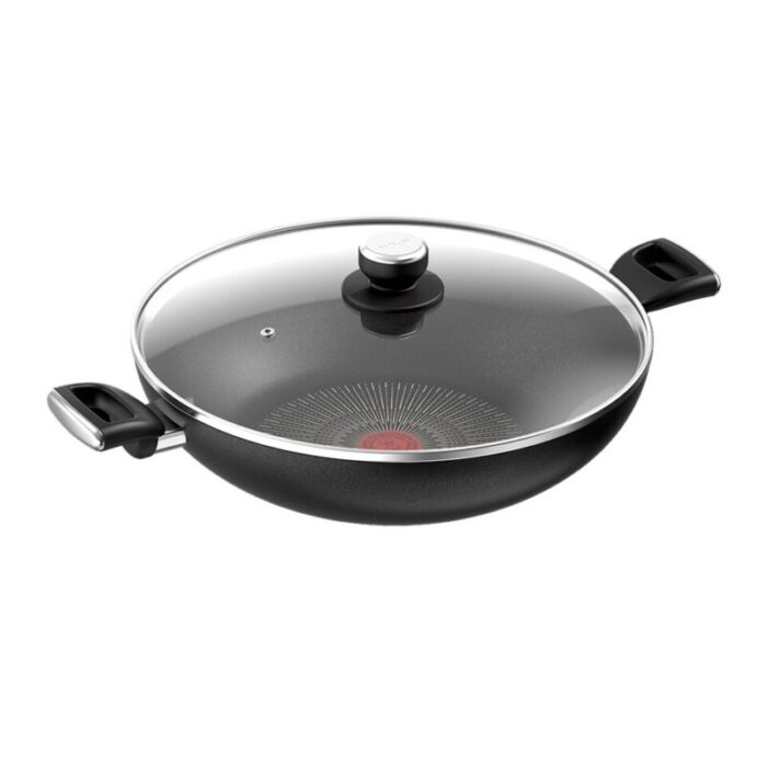 unlimited black 36cm premium induction chinese wok with glass lid g2557593 240924123225