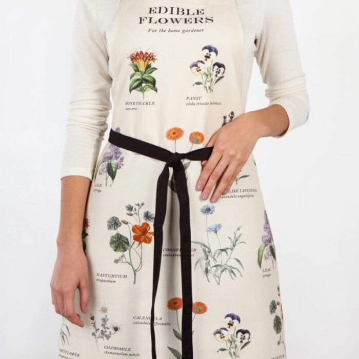 vintage fin print apron edible flowers 240923031844 4