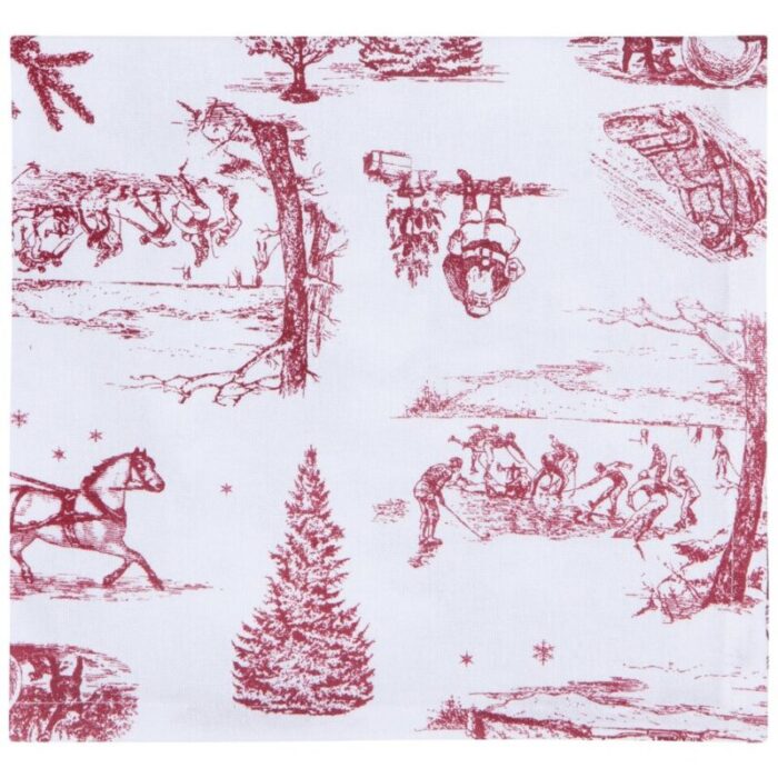 winter toile printed napkins set of 4 241003052525 1